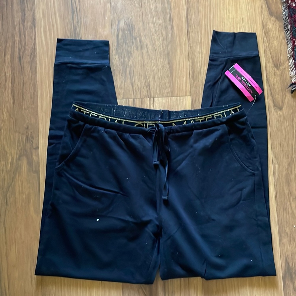 Material girl active black workout leggings